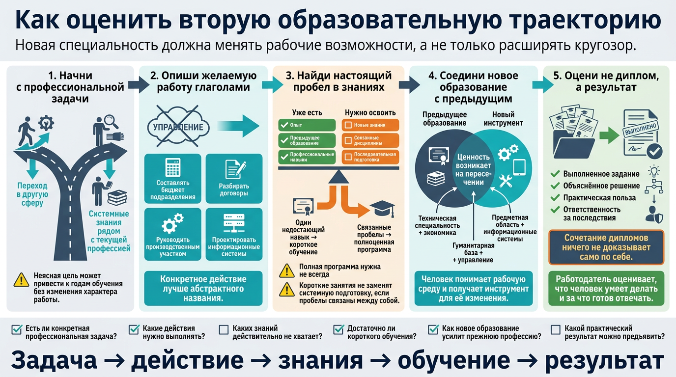 Как оценить вторую образовательную траекторию